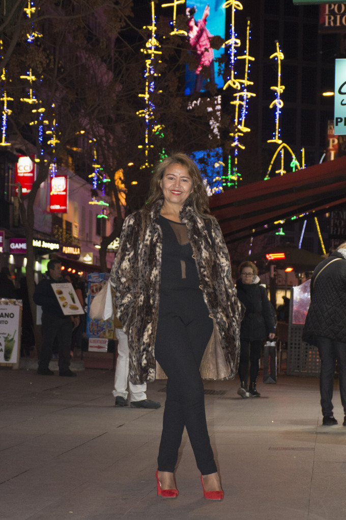 Abrigo leopardo con stylo