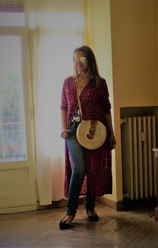 Bolso de mecatillo de dos asas redondo