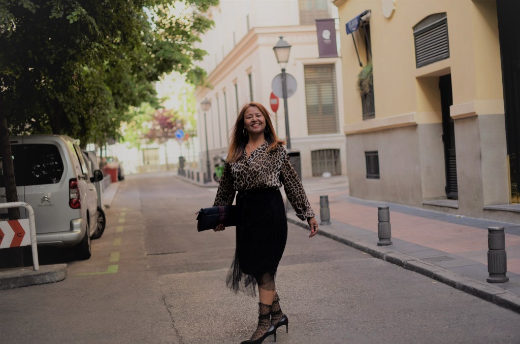 Falda Plisada de tul