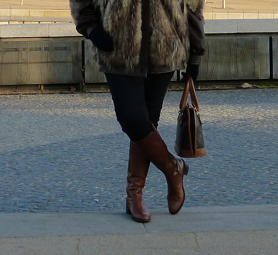 Tendencias de botas de piel