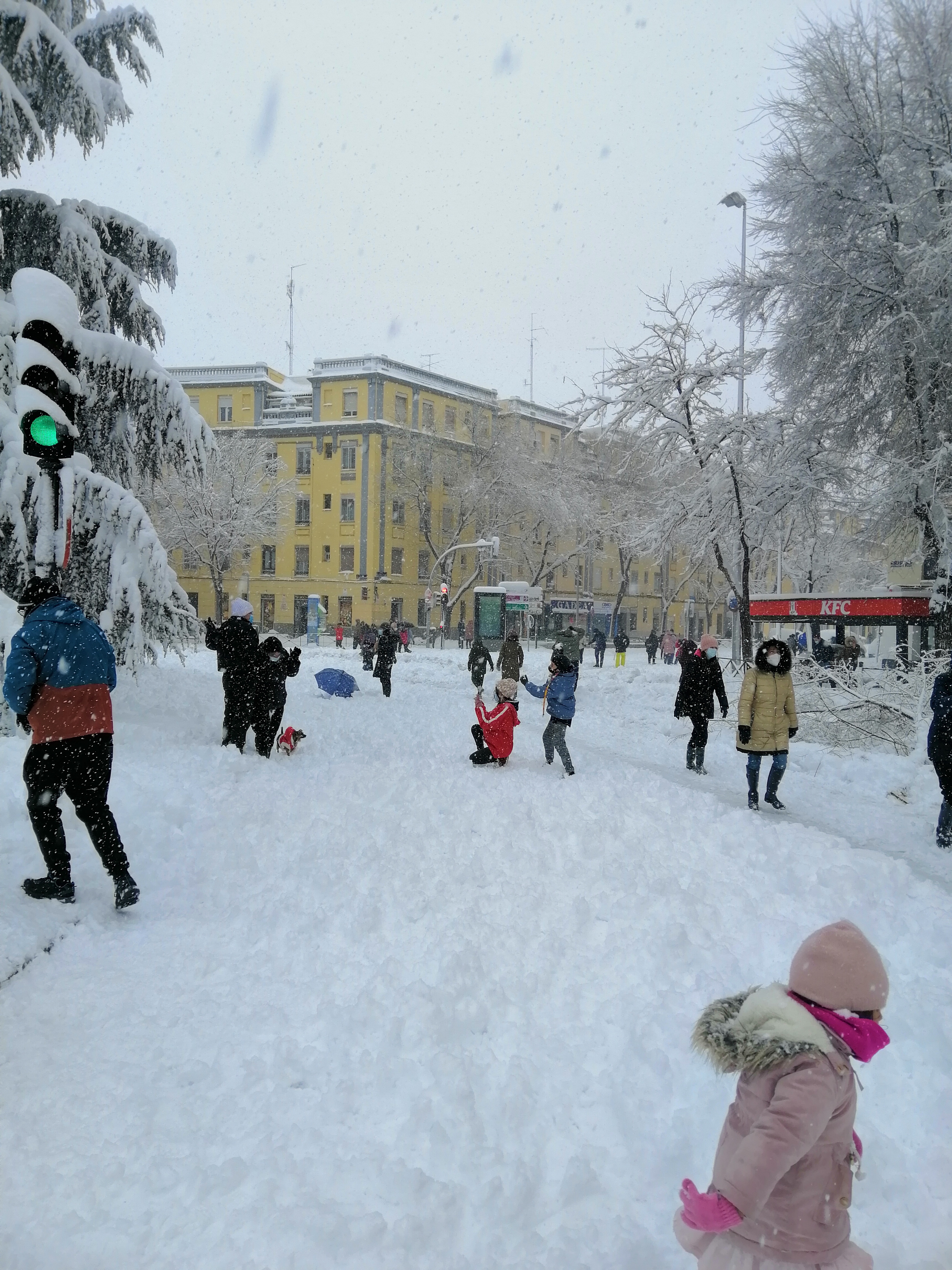 Una Nevada en Madrid que quedará para la historia