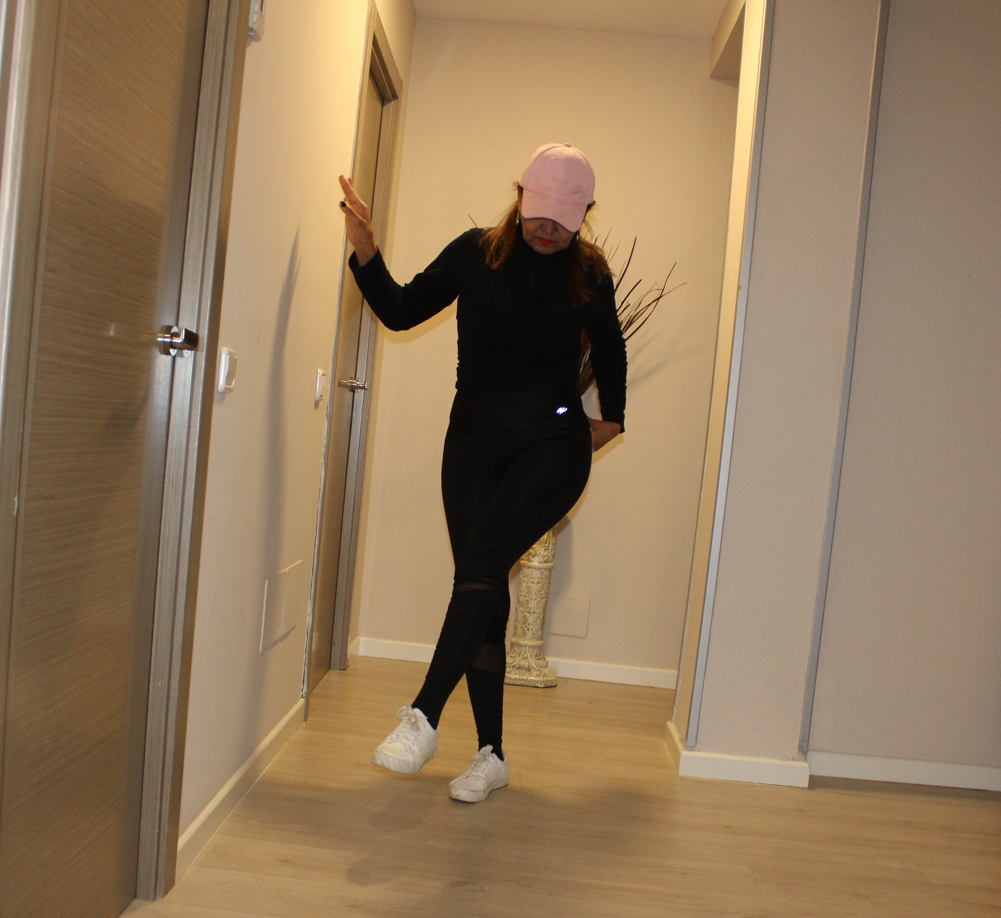 Leggin con transparencia