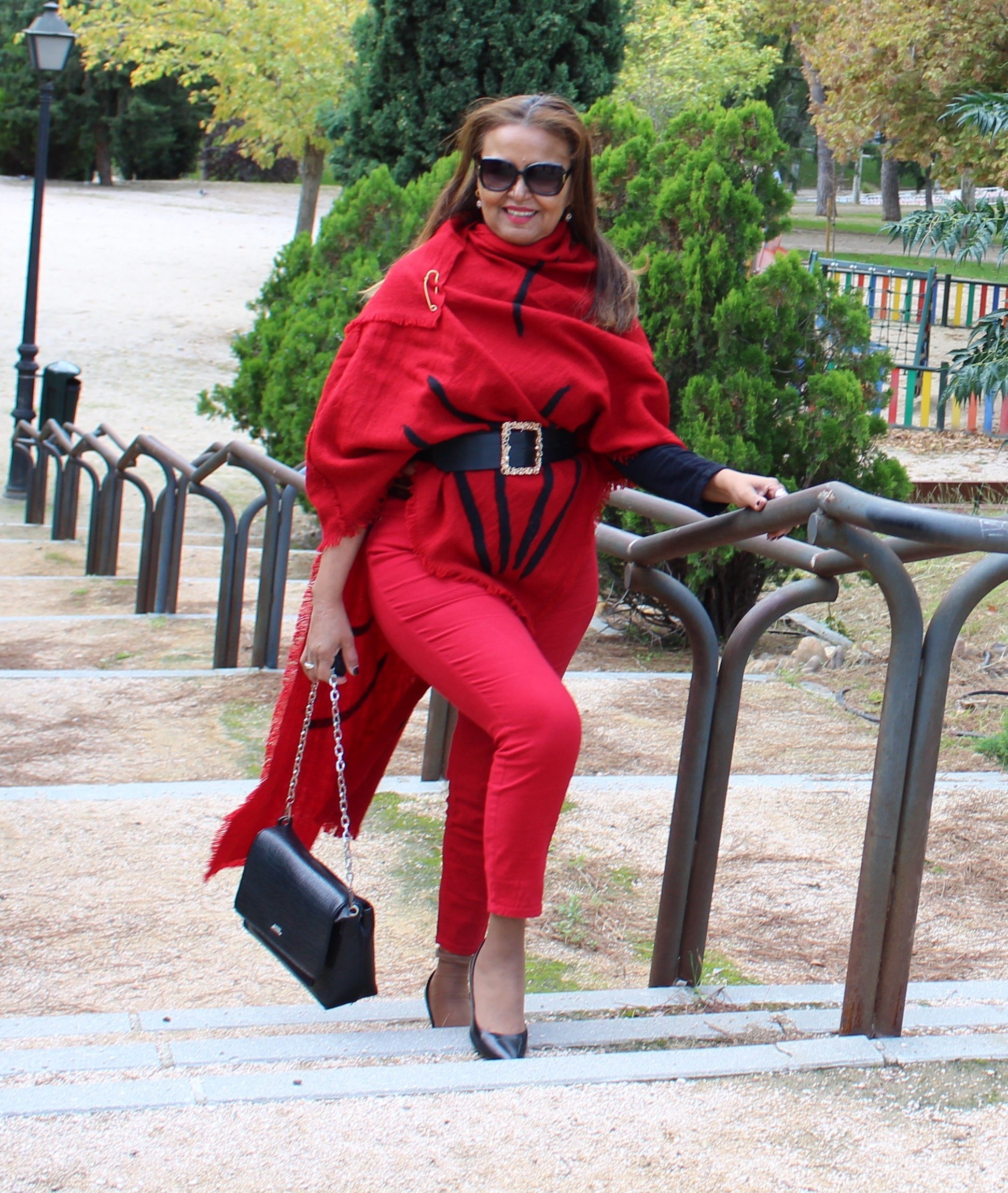 Poncho rojo