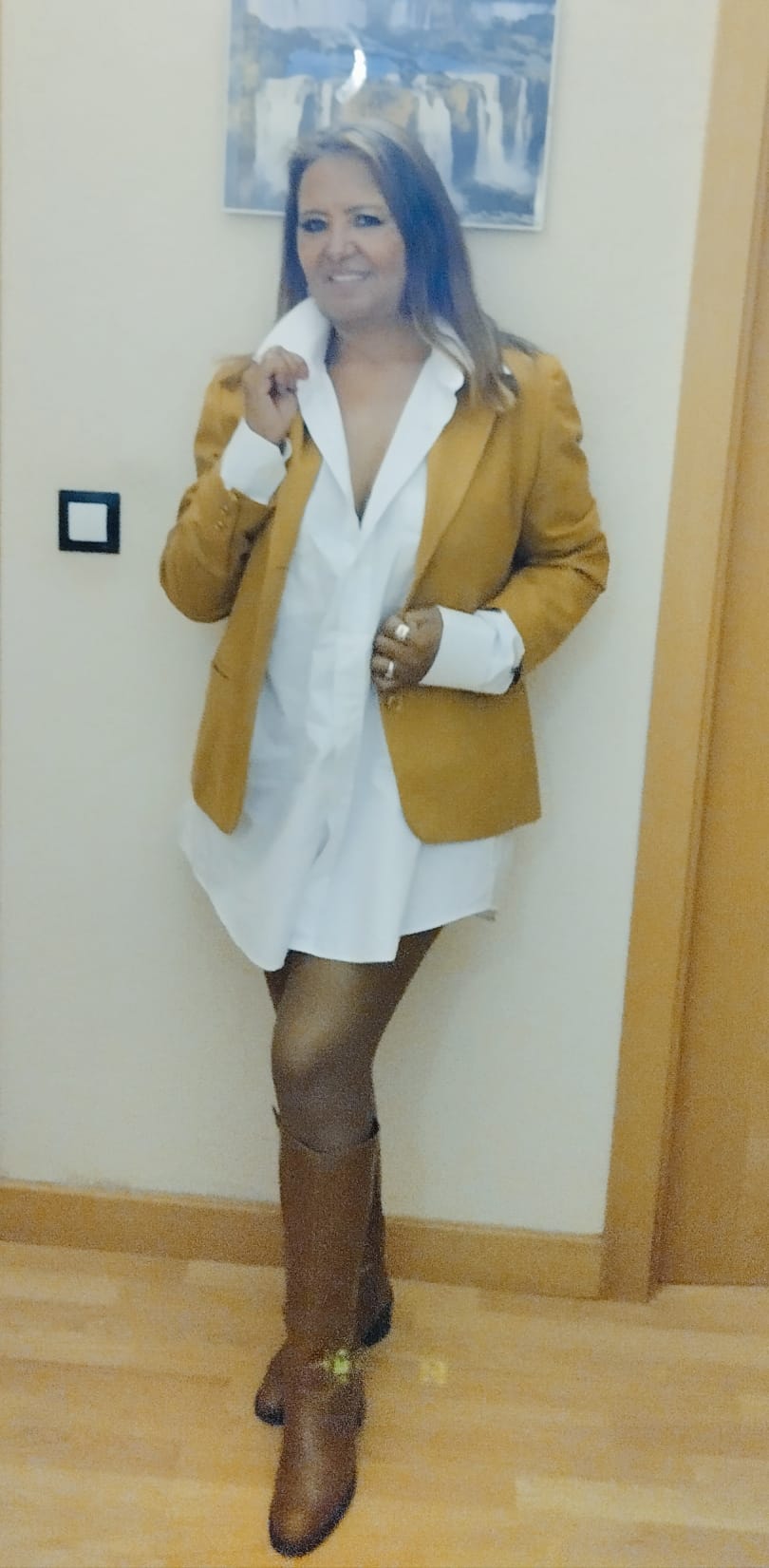 Camisa blanca oversize